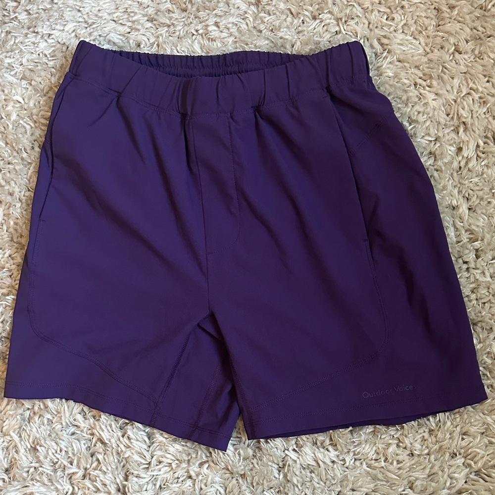 Outdoor Voices Deep Purple Athletic Shorts for Men